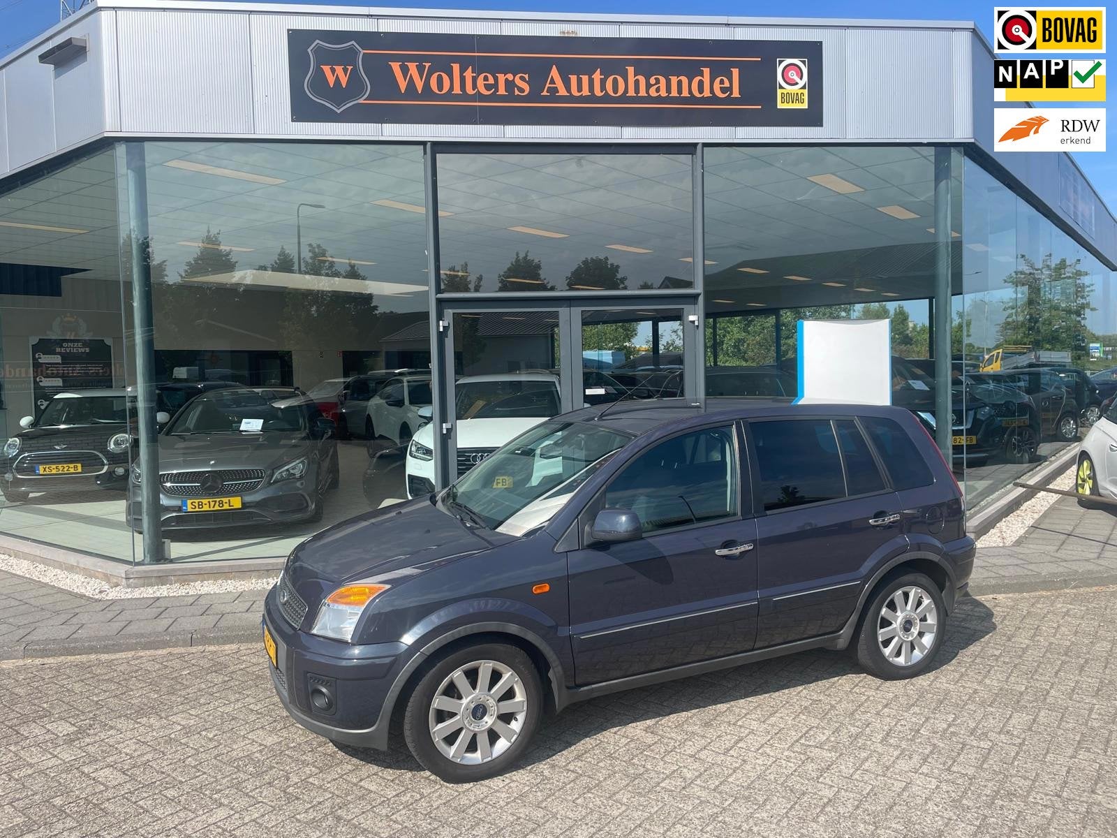 Ford Fusion 1.6-16V Titanium X, Auto's, Voorwielaandrijving, Gebruikt, Zwart, 49 €/maand