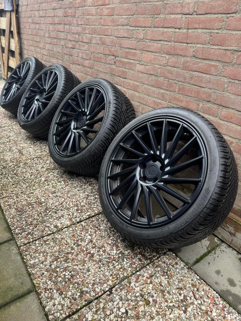 5x112 19 inch Audi Keskin velgen / 4 seizoen banden, Auto-onderdelen, Banden en Velgen, Gebruikt, 255 mm, Banden en Velgen, All Season