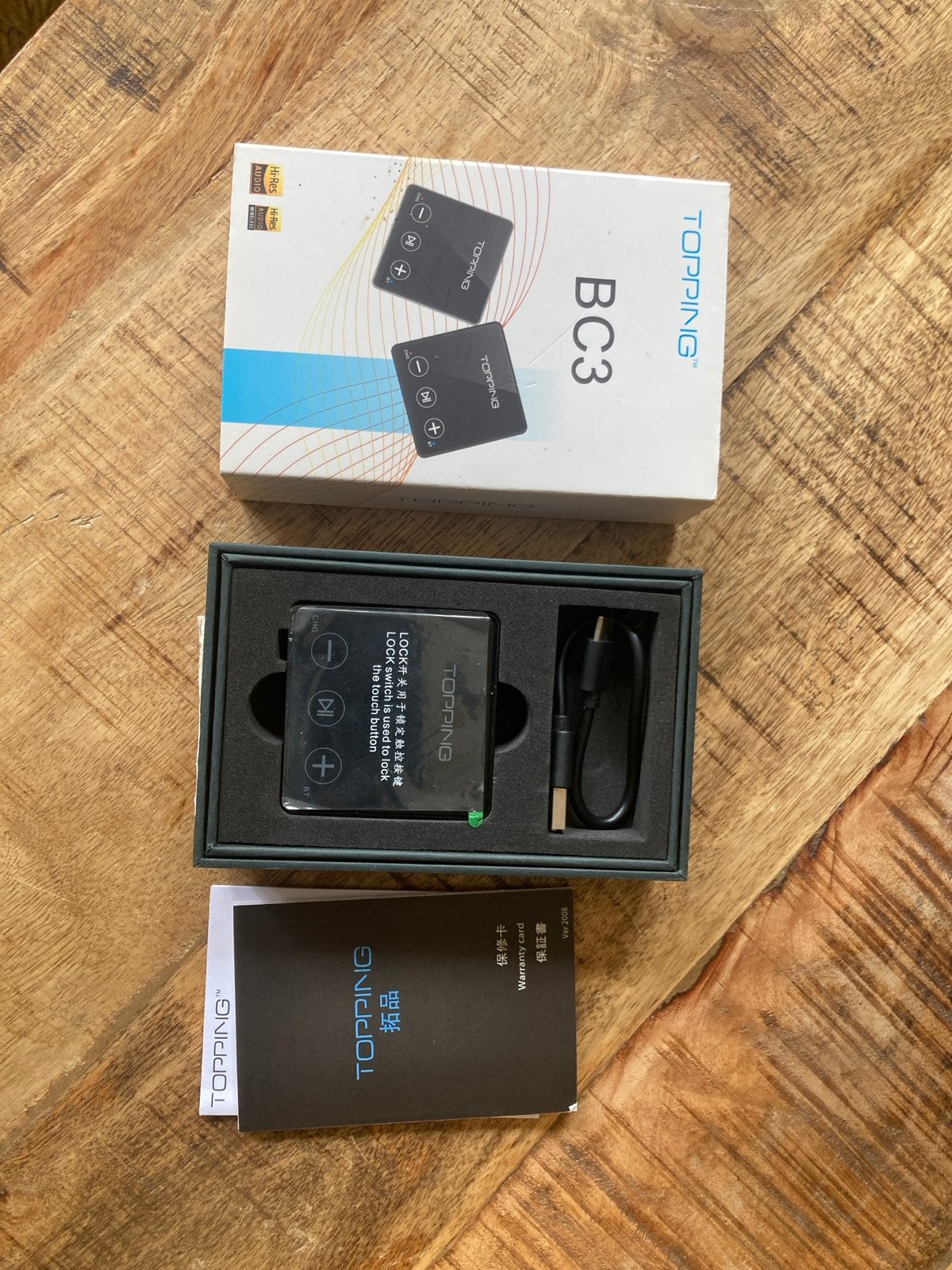 Topping BC3 Bluetooth Ontvanger Hi-Res Audio, Ophalen of Verzenden, Zo goed als nieuw