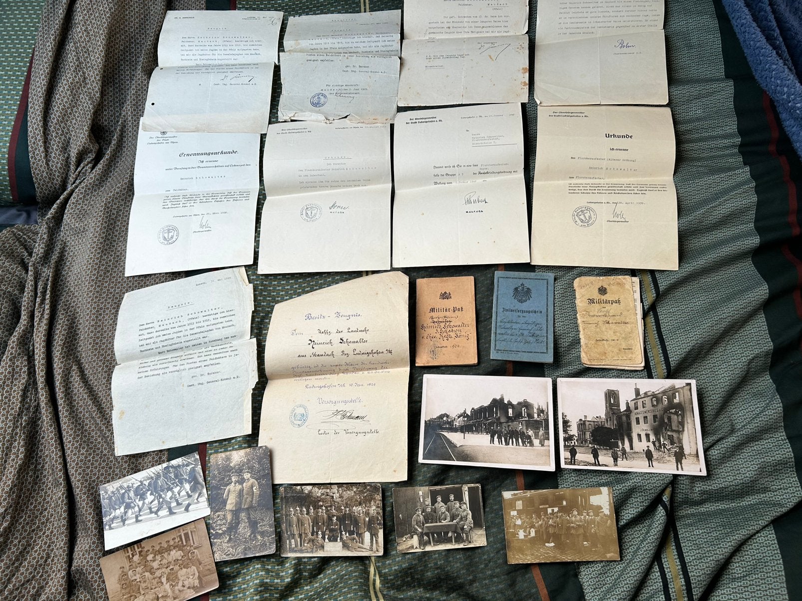 Duits militairpass lot: 3e Eskadron, 4e Chev Regt ‘König, Verzamelen, Ophalen of Verzenden, Landmacht, Nederland, Overige typen