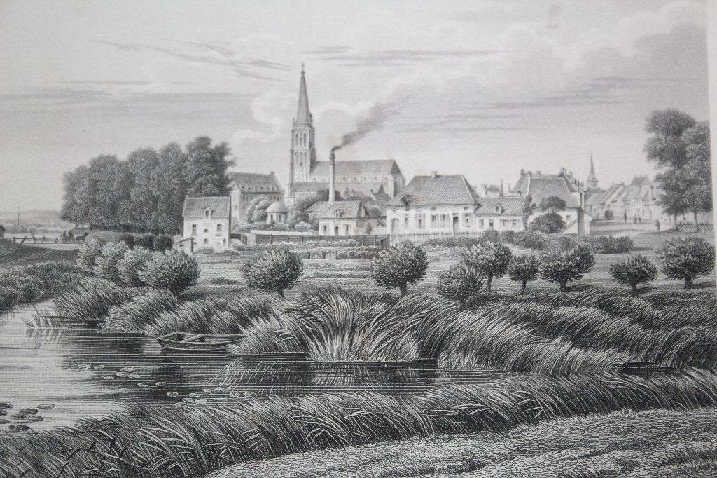 19e eeuwse ets (?) Doesburgh / Doesburg, Ophalen of Verzenden