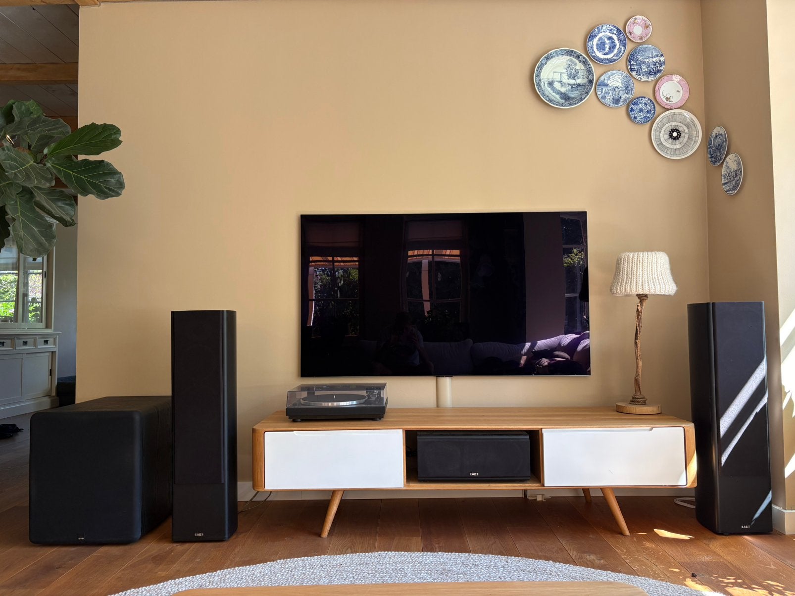 Acoustic Energy Aelite 5.0 set – matzwart, Basreflex, Speakerset, Zo goed als nieuw, Ophalen