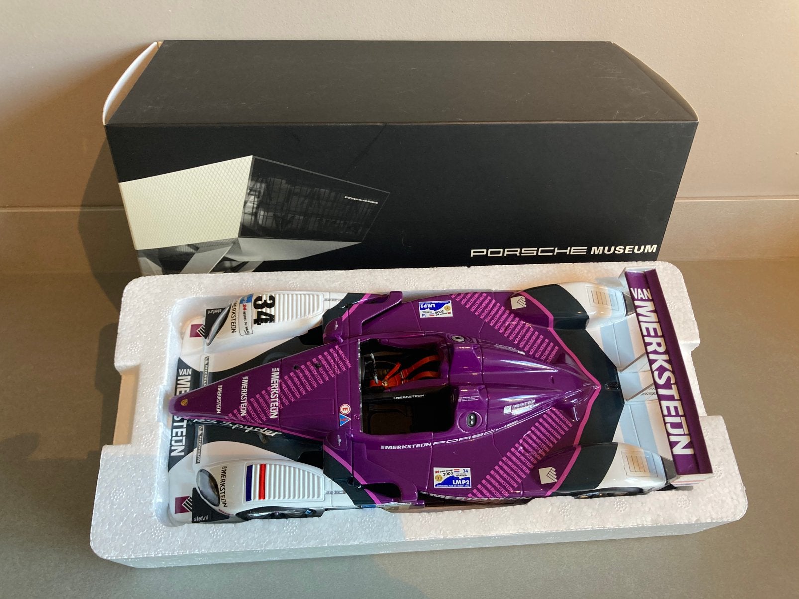 NOREV porsche RS Spider van Merksteijn porsche museum editie, Hobby en Vrije tijd, Modelauto's | 1:18, Ophalen of Verzenden, Nieuw