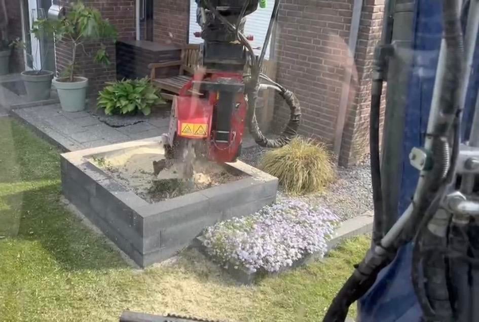 Foto 5 van Boomstronk verwijderen stobbenfrees Limburg