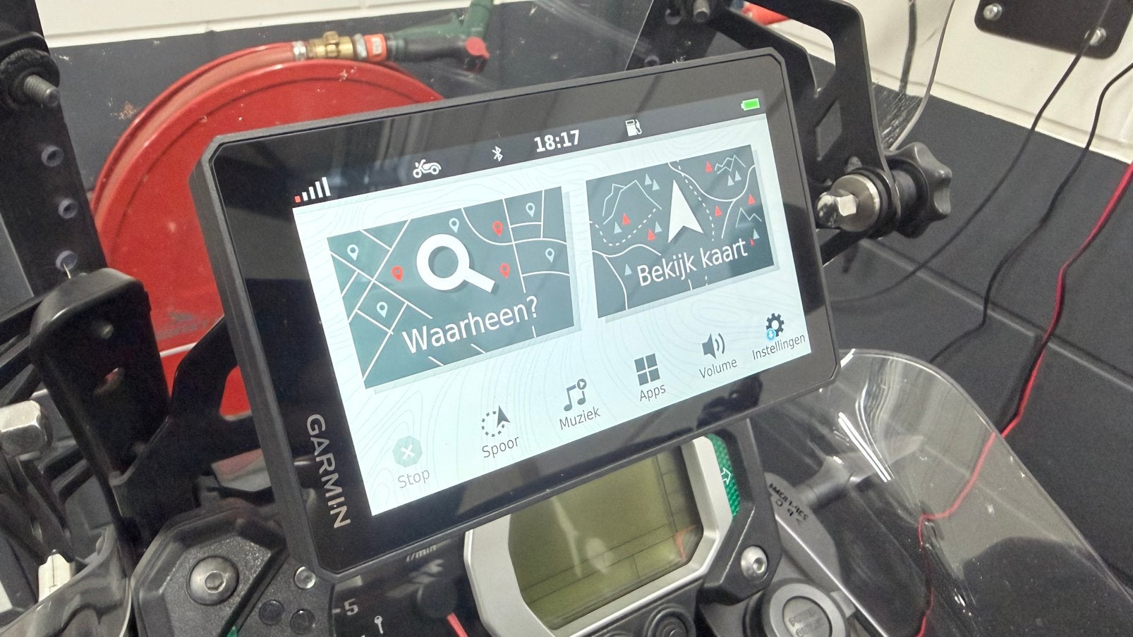 Garmin zumo XT met on-route motorkaart op sd, Ophalen, Gebruikt