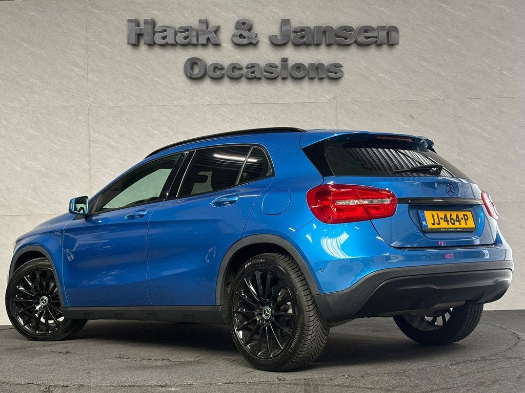 Mercedes-Benz GLA-klasse 180 d Lease Edition Automaat Navi, Auto's, Mercedes-Benz, Gebruikt, 4 cilinders, Blauw, Origineel Nederlands