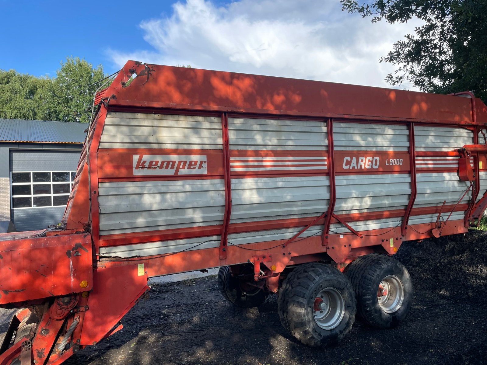 Kemper Cargo L9000 opraapwagen, Ophalen, Weidebouw