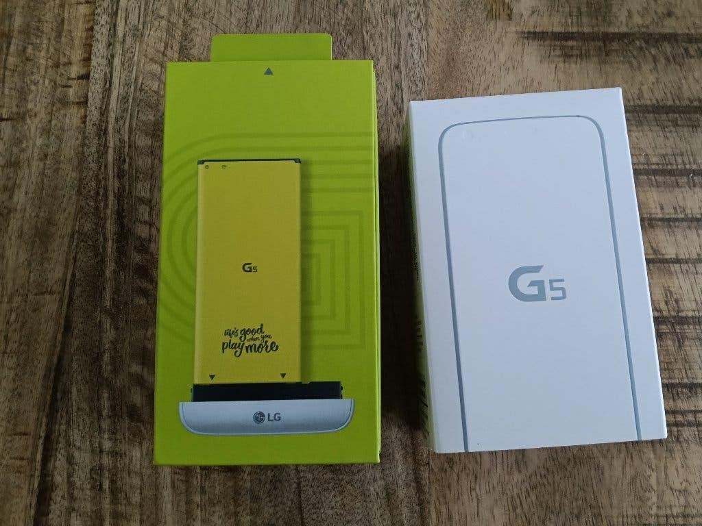 Lege doos LG G5 ., Telecommunicatie, Mobiele telefoons | LG, Ophalen of Verzenden, Zwart