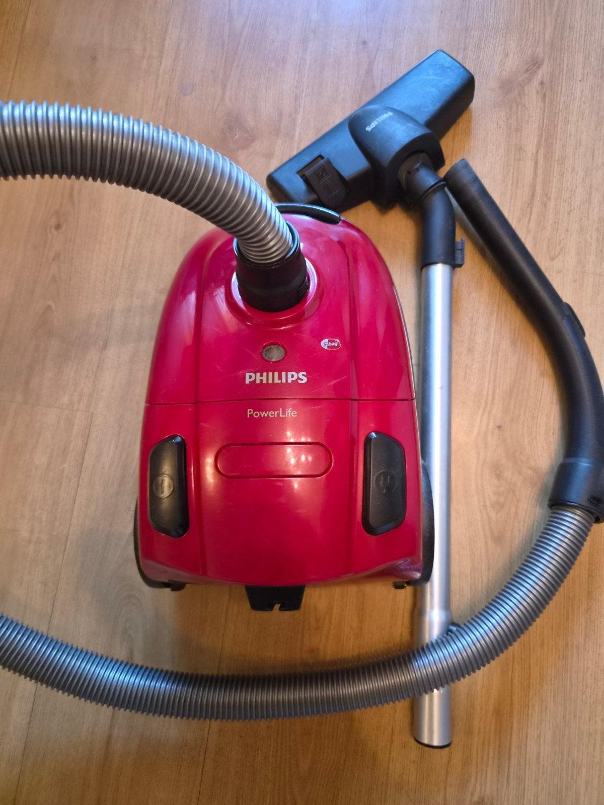 Philips PowerLife FC8322/08 Sledestofzuiger - Rood, Stofzak, Gebruikt, Philips, Ophalen of Verzenden