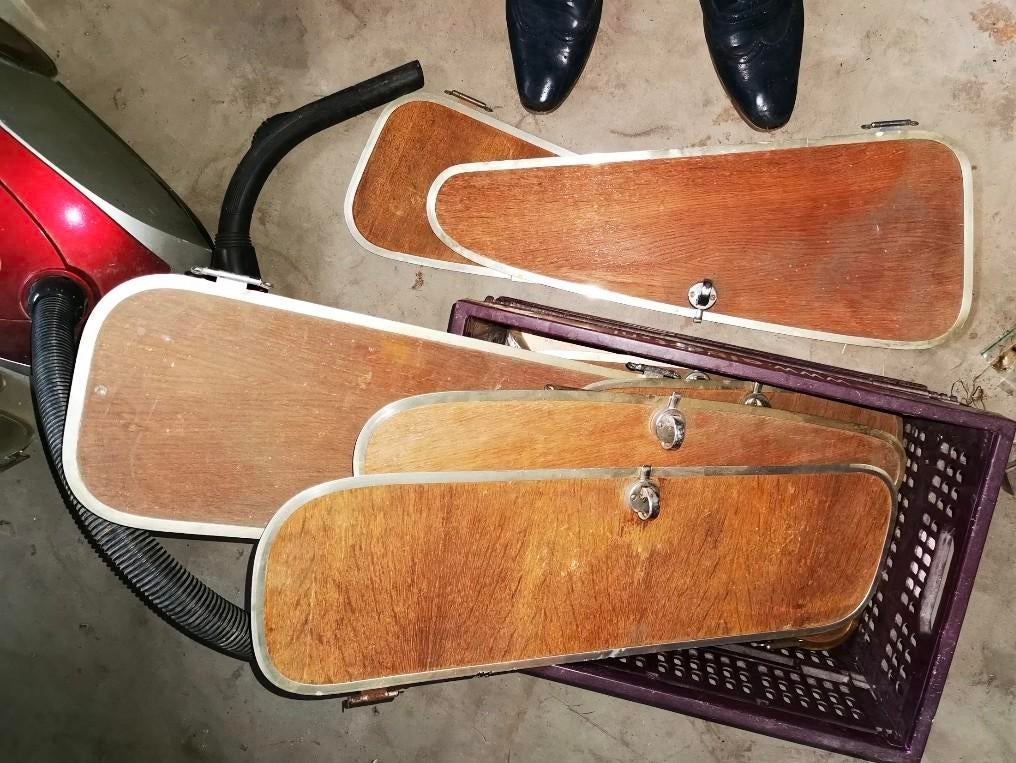 Kastdeurtjes constructam met fraai chromen beslag, Ophalen of Verzenden, Gebruikt