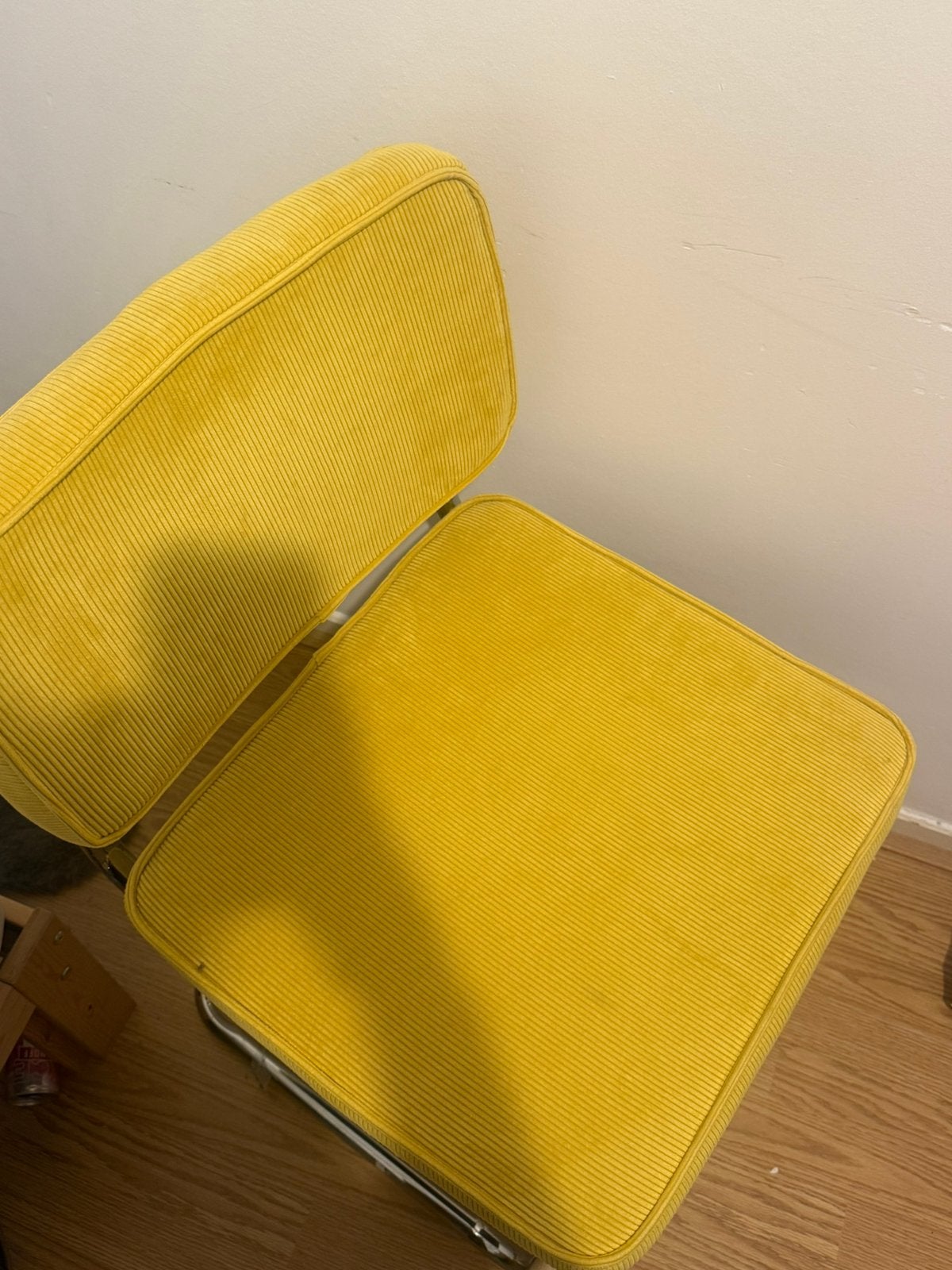 Ridge Rib Chair Yellow, Ophalen of Verzenden, Zo goed als nieuw, Eén