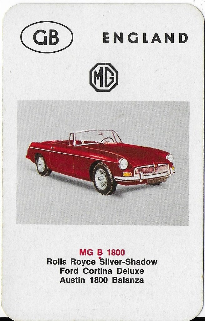 K31 autokaartje mg b 1800, Ophalen of Verzenden, Zo goed als nieuw, Auto's