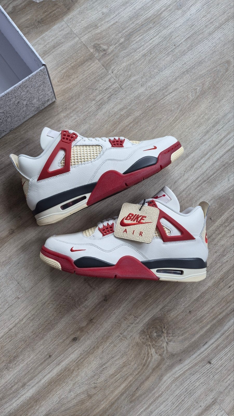 Jordan 4 Nigel Sylvester Brick After Brick (45), Wit, Nieuw, Ophalen of Verzenden, Sneakers of Gympen