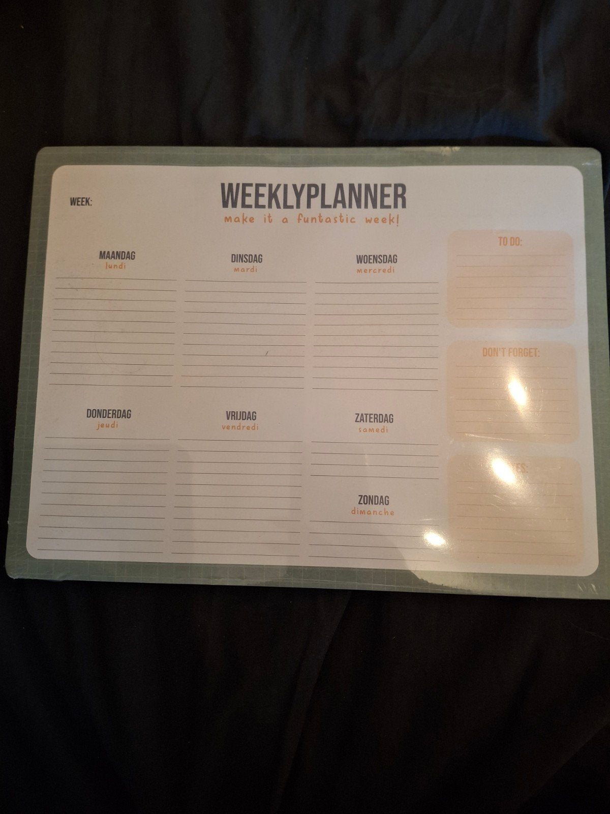 weekplanner, Ophalen of Verzenden