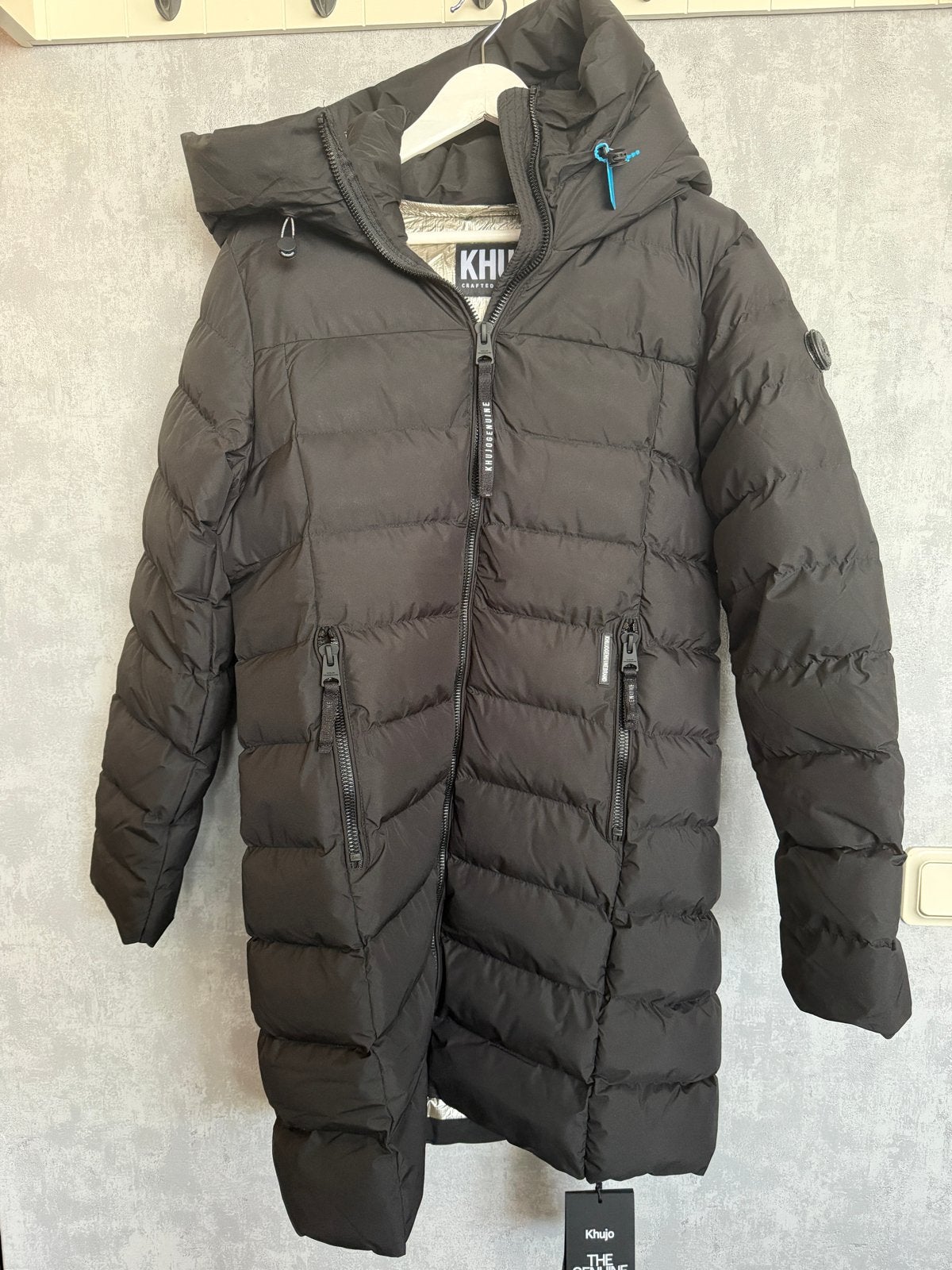 Nieuwe Khujo winterjas maat L, Ophalen of Verzenden, Nieuw, Maat 42/44 (L), Zwart
