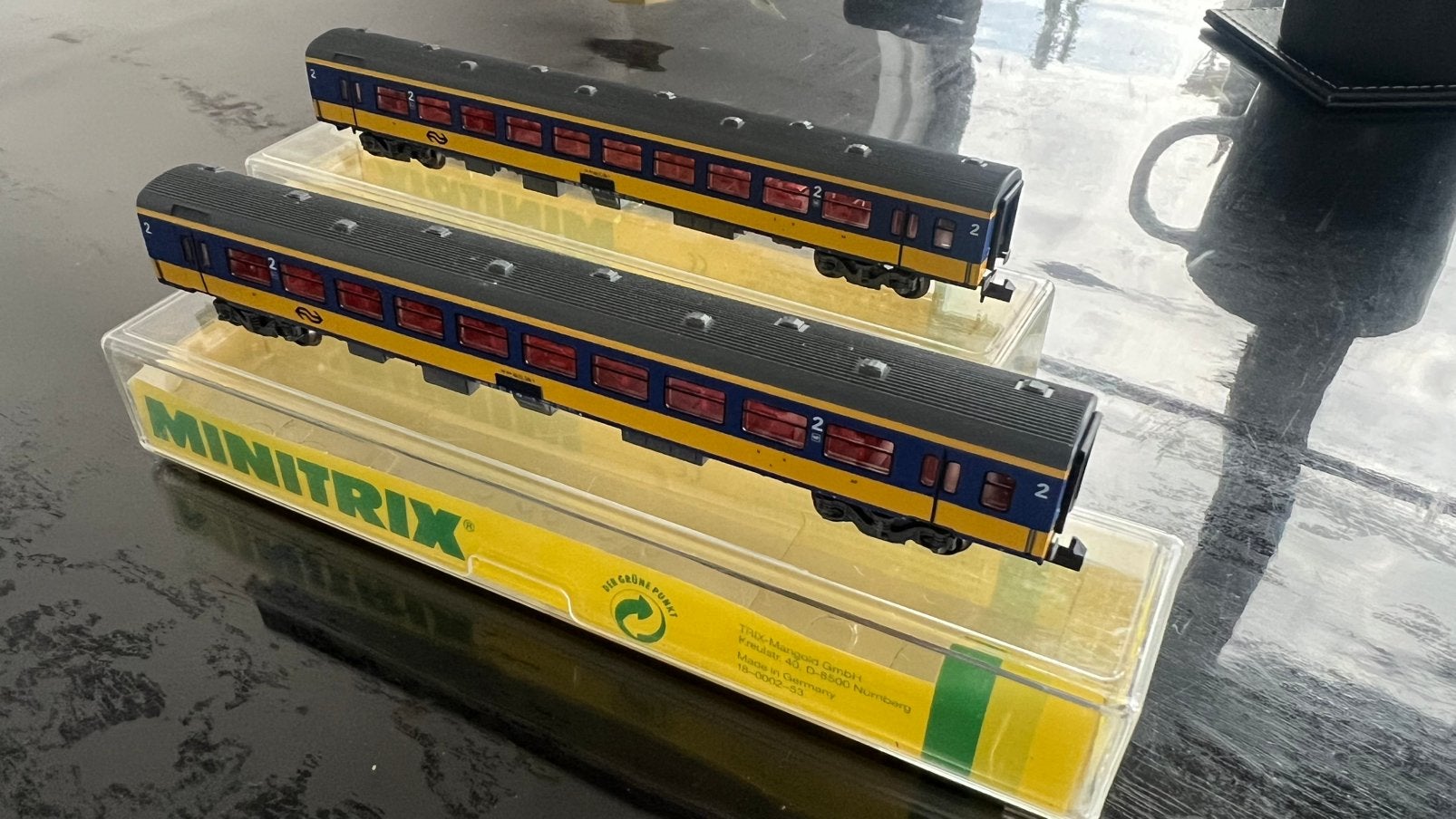 Minitrix 13333 | NS Bpmz ‘ICR’, Gelijkstroom, Trix, Wagon, Ophalen of Verzenden