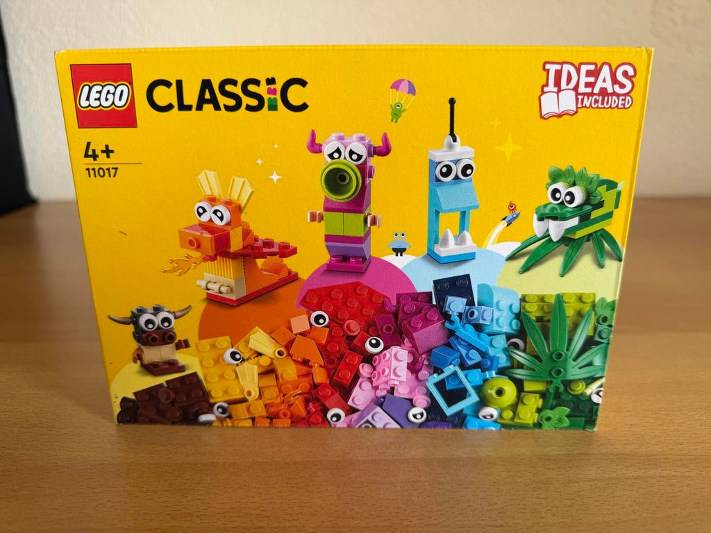 Lego Classic 11017 Creatieve Monster Set - Nieuw in Doos, Lego, Nieuw, Ophalen of Verzenden, Ongeopend/sealed