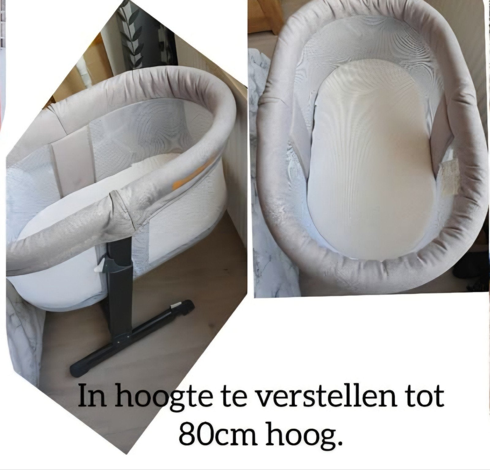 Co-sleeper met matras - verstelbaar tot 80cm, Ophalen, Gebruikt, Wieg