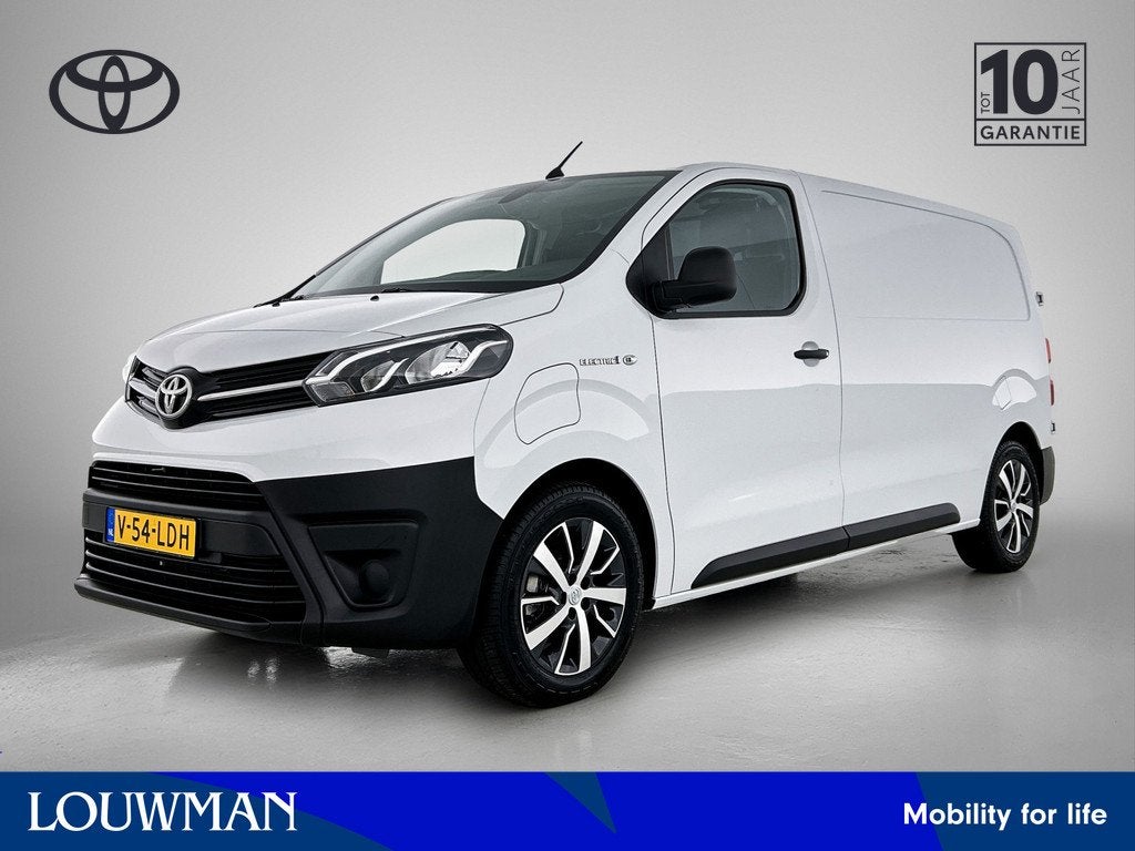 Toyota PROACE Electric Worker Live Extra Range 75 kWh | Incl, Zwart, Wit, Origineel Nederlands, 75 kWh