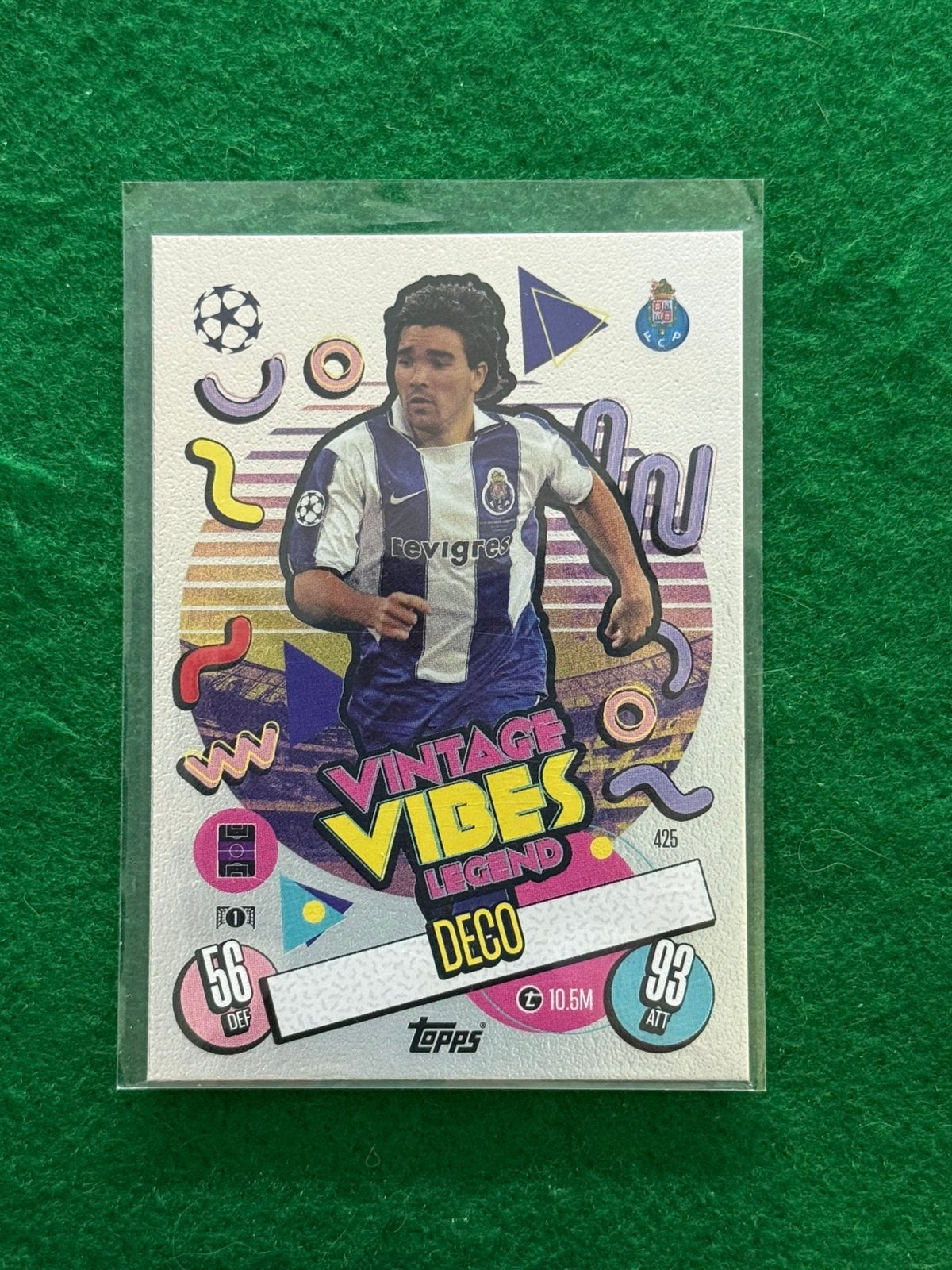 Deco #425 FC Porto Topps 2024 Match Attax, Ophalen of Verzenden, Zo goed als nieuw, Buitenlandse clubs, Spelerskaart