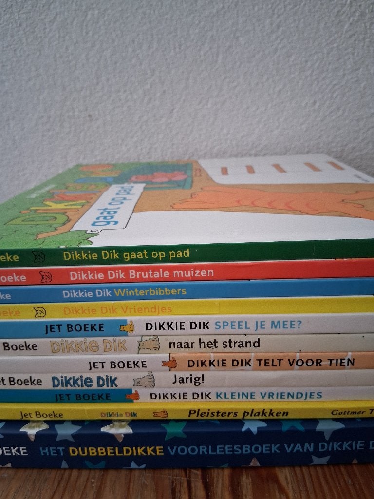 Dikkie Dik boeken, Ophalen of Verzenden, Gelezen, 2 tot 3 jaar