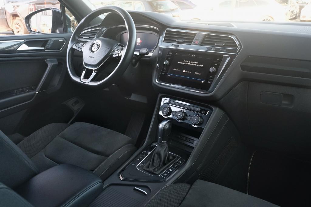 Volkswagen Tiguan Allspace 1.5 TSI R-Line Pano, Muziek, 360,, Auto's, 150 pk, Leder en Stof, Zwart, Origineel Nederlands