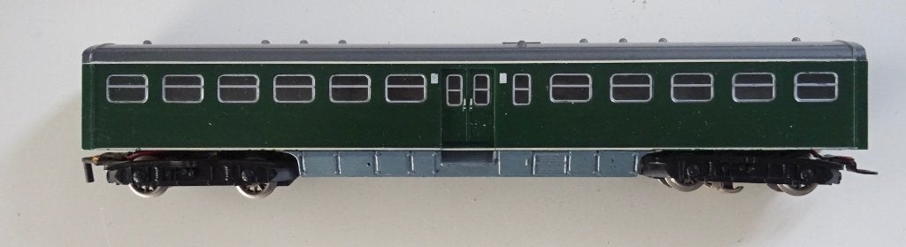 TRIX Hondekop TUSSENBAK Groen - 2-rail uitvoering, Gelijkstroom, Trix, Wagon, Ophalen of Verzenden