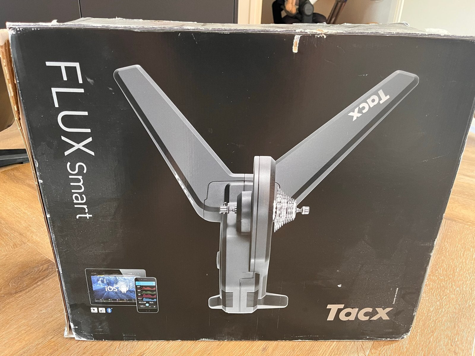 Tacx Flux Smart fietstrainer - Snelspanner mist, Ophalen, Zo goed als nieuw