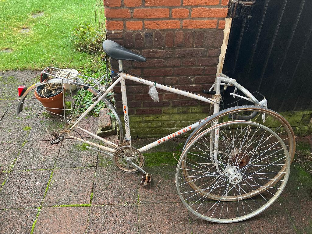 Peugeot Racefiets 1980 opknapper, Fietsen en Brommers, Fietsen | Racefietsen, Gebruikt, Heren, Ophalen, Overige merken