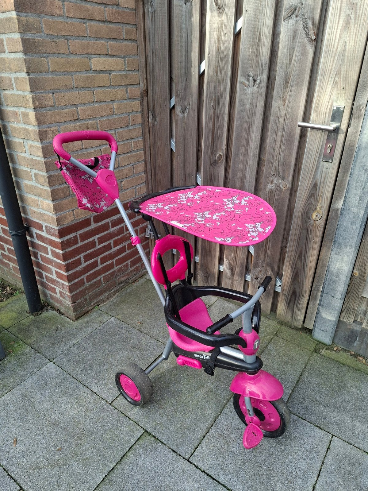 Driewieler met kap, Fietsen en Brommers, Fietsen | Kinderfietsjes, Ophalen, Gebruikt, Minder dan 16 inch
