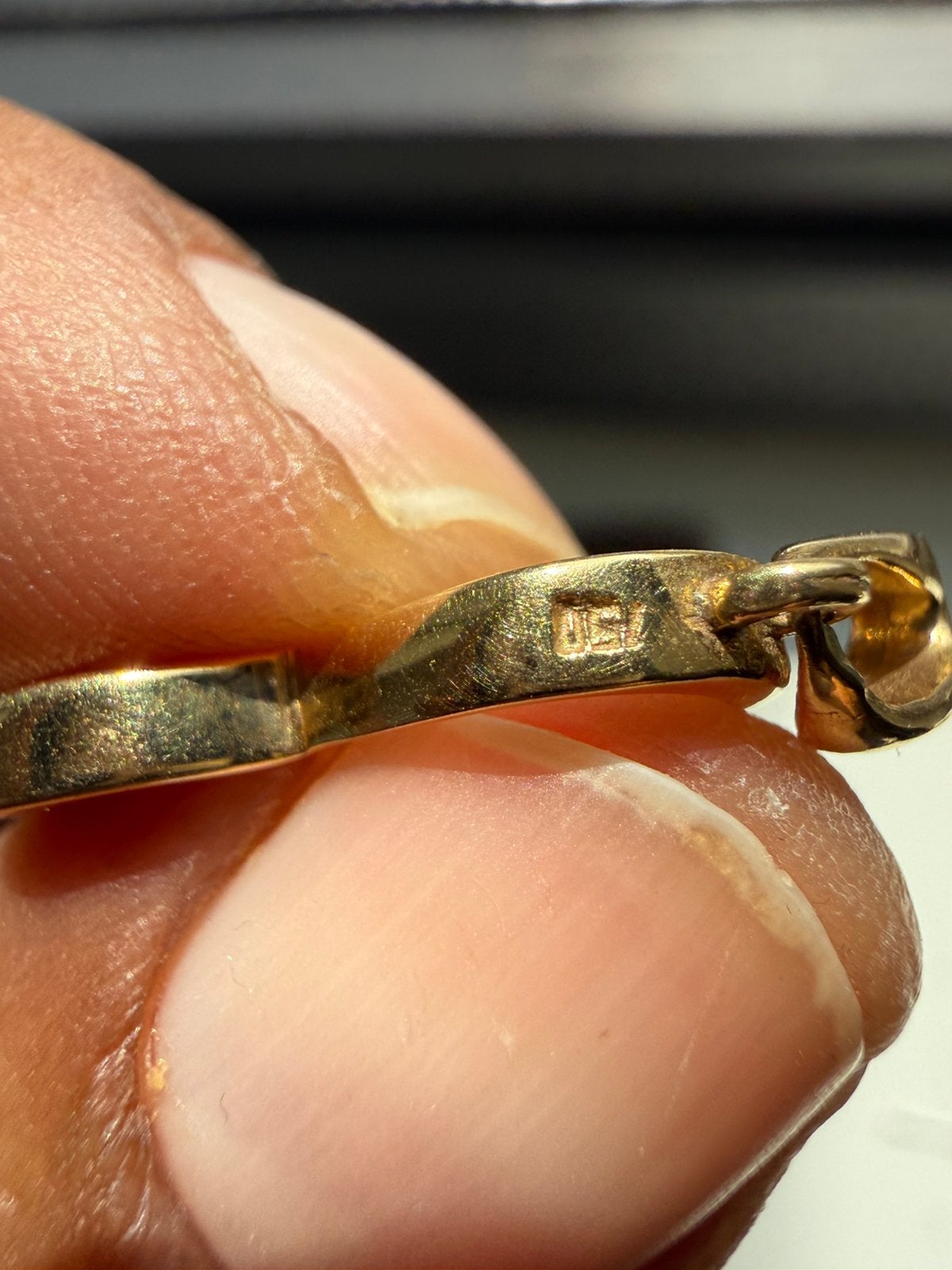 18 karaat hanger hartvorm, Sieraden, Tassen en Uiterlijk, Kettinghangers, Nieuw, Ophalen of Verzenden, Nvt, Hart
