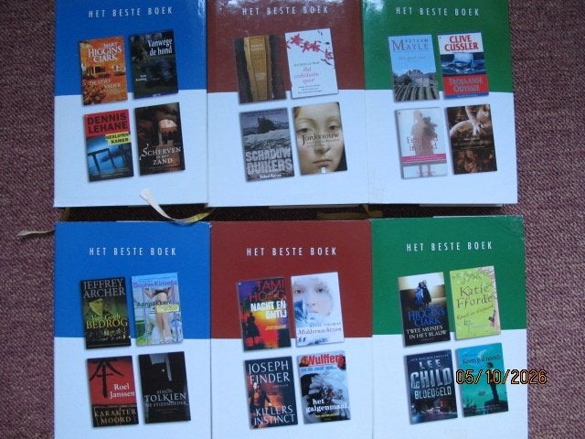 reader's digest - het beste boek - nr's 239-241 en 243-245, Ophalen of Verzenden, Gelezen, Diverse auteurs