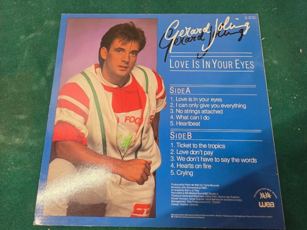 lp gerard joling love is in your eyes, Ophalen of Verzenden