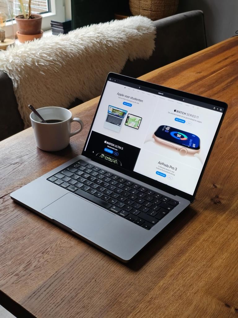 Apple MacBook Pro 14-inch (2021) – M1 Pro – 16GB – 1TB, Computers en Software, Apple Macbooks, Overige groottes, Zo goed als nieuw