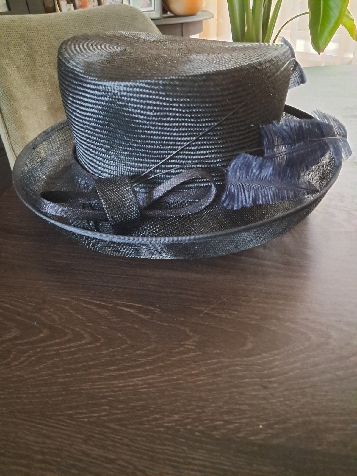 Mooie sjieke dames hoed, Ophalen of Verzenden, Zo goed als nieuw, One size fits all, Hoed