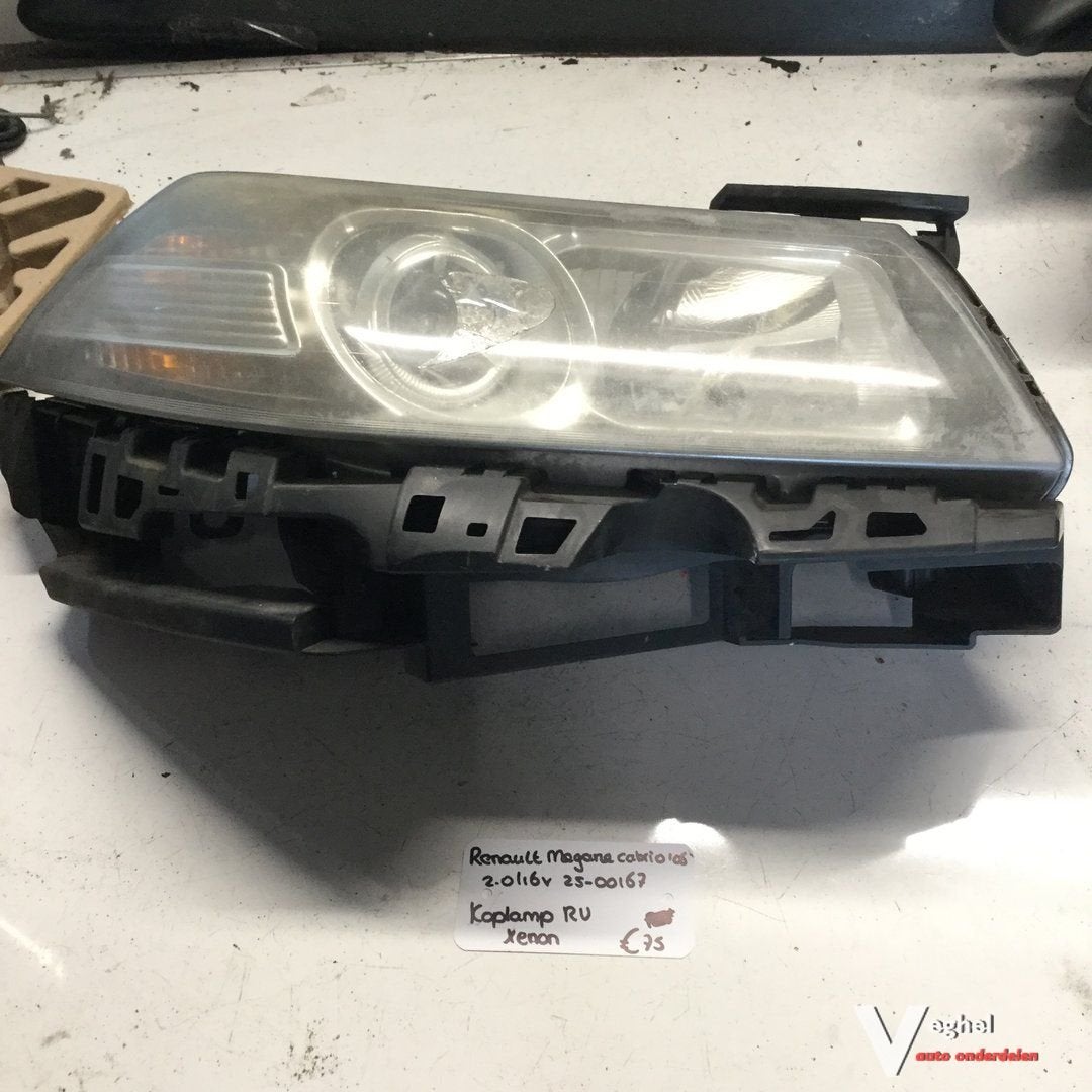 Renault Mégane cabriolet 2.0 16v 2005 Koplamp Rechtsvoor Xen