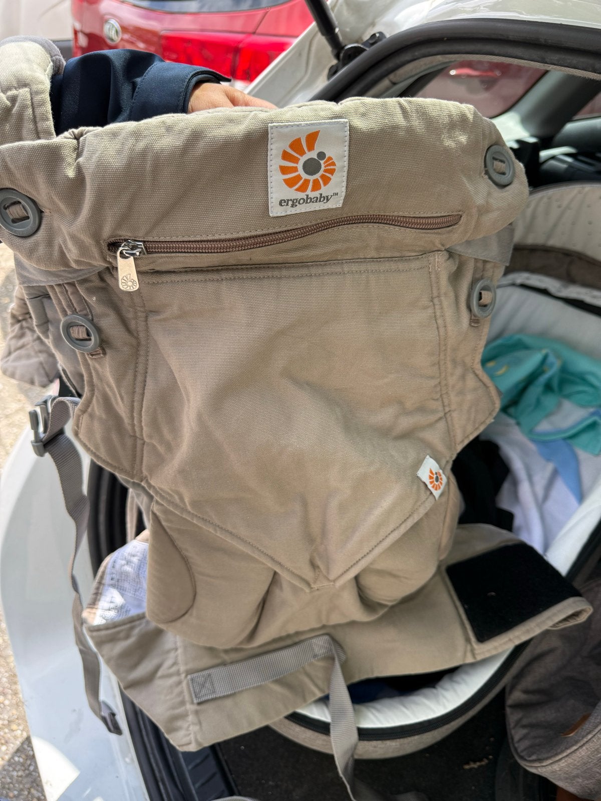 Ergobaby Draagzak met Verkleiner - Gebruikt, Goede Conditie, Ophalen, Gebruikt, Draagzak, Overige merken