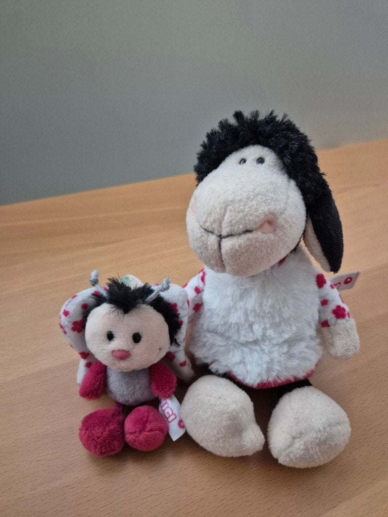 1 x Nici schaap + 1 x Nici vlinder - Nieuw, NICI, Overige typen, Nieuw, Ophalen of Verzenden