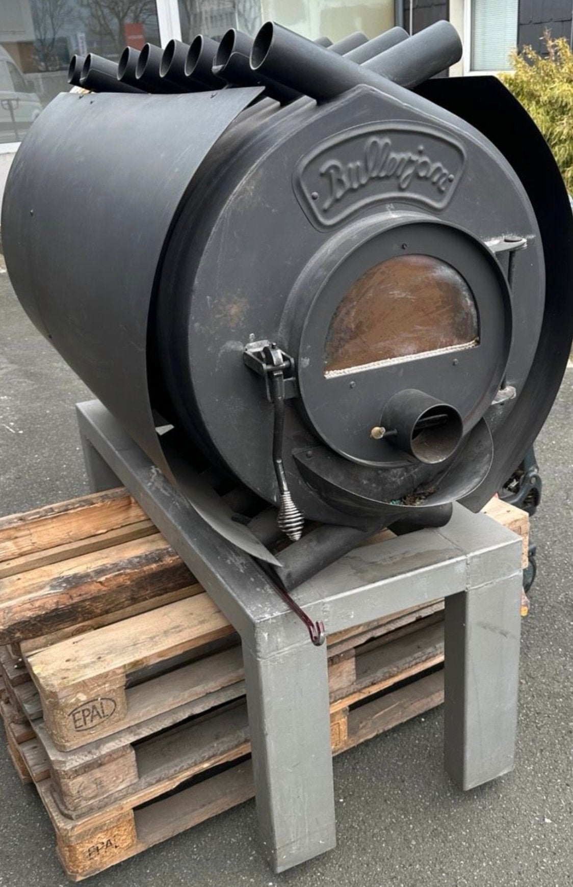 Bullerjan Free Flow type 05 / 45 Kw Houtkachel, Ophalen, Zo goed als nieuw, Hout, Houtkachel