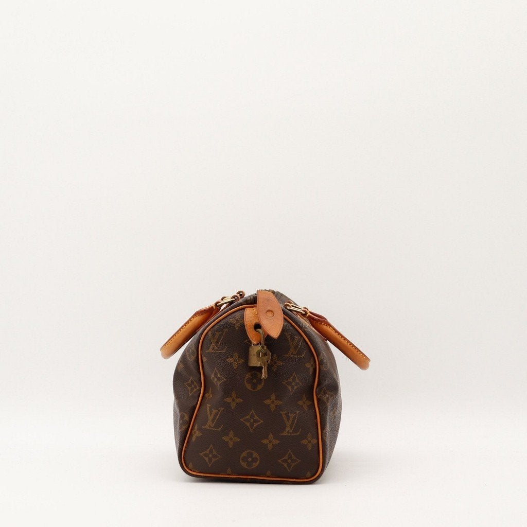 Louis Vuitton Speedy 25 25x19x15 cm handtas, Verzenden, Gebruikt, Bruin, Handtas