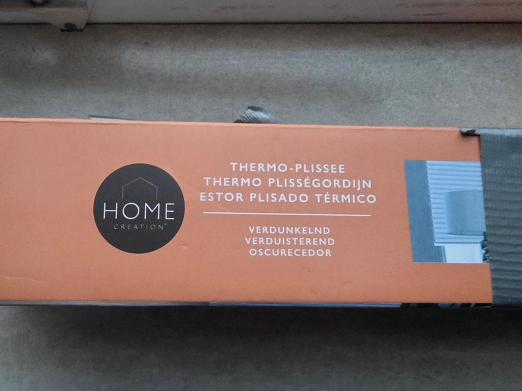 Thermo -plissee thermo plisseegordijn., Ophalen