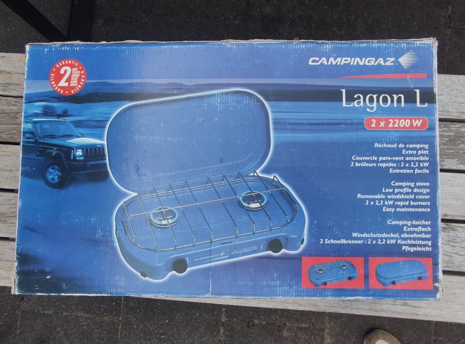 campingaz Lagon L twee gaspit, Ophalen of Verzenden, Zo goed als nieuw, Campingaz