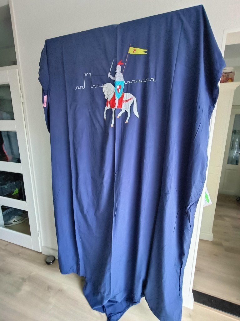 Ridder dekbedovertrek 140x200, Gebruikt, Eenpersoons, Blauw, Dekbedovertrek