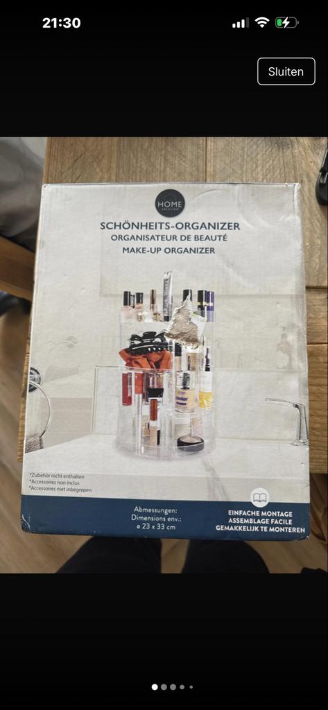Draaiende Make-up Organizer - Houd je make-up geordend!, Overige kleuren, Gehele gezicht, Nieuw, Ophalen of Verzenden