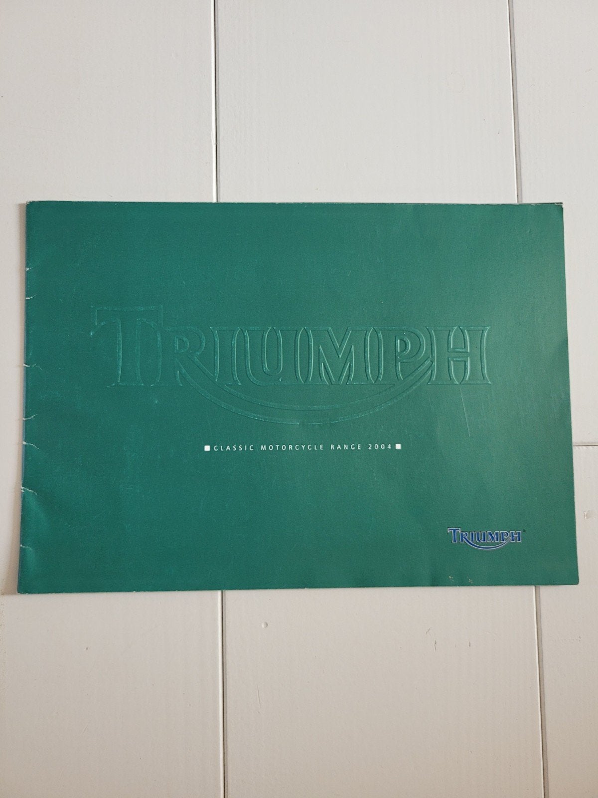 Triumph Classic Motorcycle Range 2004 Brochure, Ophalen of Verzenden, Zo goed als nieuw, Triumph Motorcycles, Algemeen