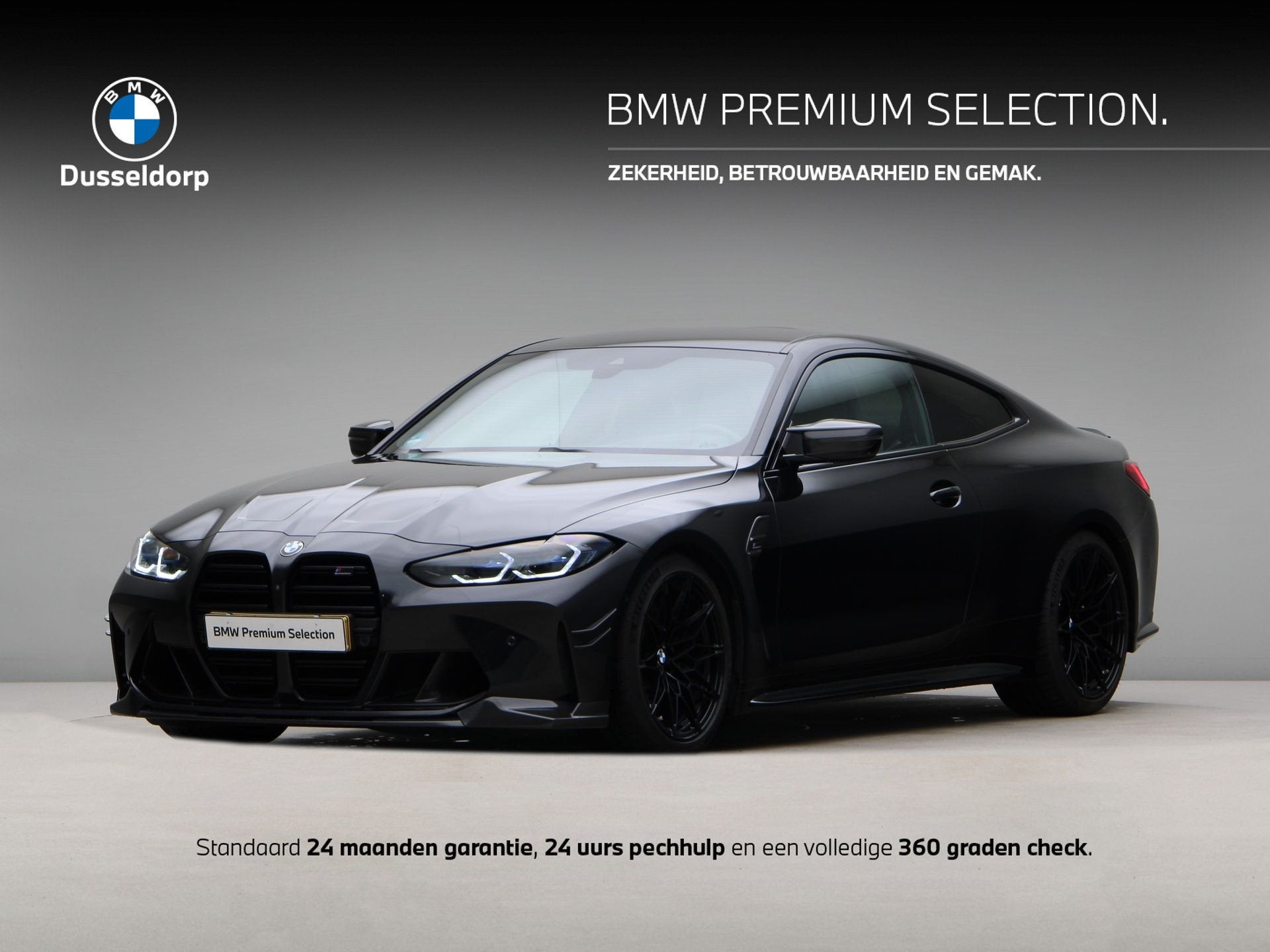 BMW M4 M4 Competition Incl. klasse 5 alarm (bj 2021), Auto's, BMW, Automaat, Achterwielaandrijving, Gebruikt, Met garantie (alle)