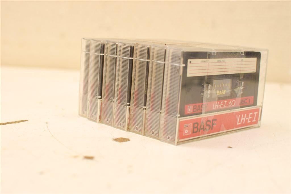 7 stuks Basf cassettebandjes 46578, Ophalen of Verzenden, Gebruikt, Overige genres, 1 bandje