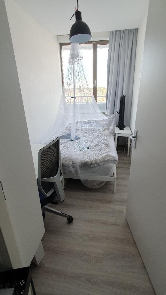 Kleppstad IKEA bed 140 x 200 cm + incl bijna nieuw matras, Huis en Inrichting, Slaapkamer | Bedden, Ophalen, Wit, Tweepersoons