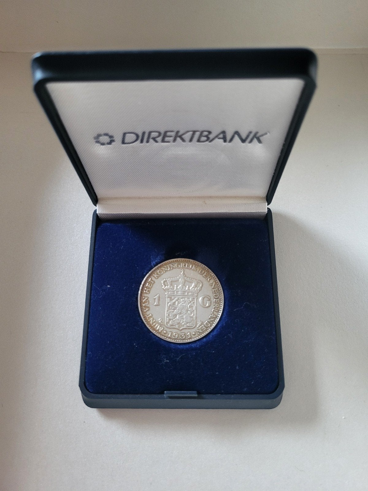 Zilveren gulden 1931 Koningin Wilhelmina, Ophalen of Verzenden, Koningin Wilhelmina, 1 gulden, Zilver