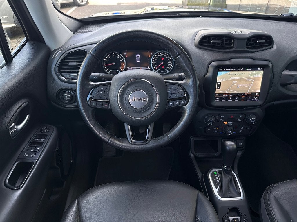 Jeep Renegade 1.4 MultiAir Limited|Leder|Panodak|Trekhaak|Ad, Auto's, Jeep, 136 pk, Gebruikt, 4 cilinders, Zwart